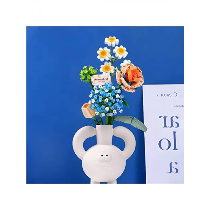 Yapay Çiçek Buketi Yapım Seti - 680 Parça ile Yaratıcı Botanik Deneyimi