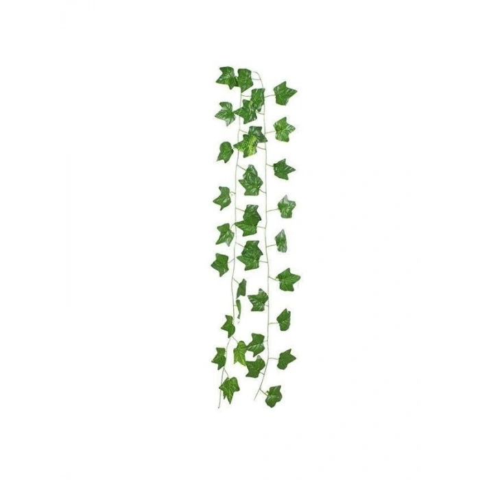 Yapay Sarmaşık Çiçek Dekoru, Üçgen Yapraklı, 230 cm Uzunluk