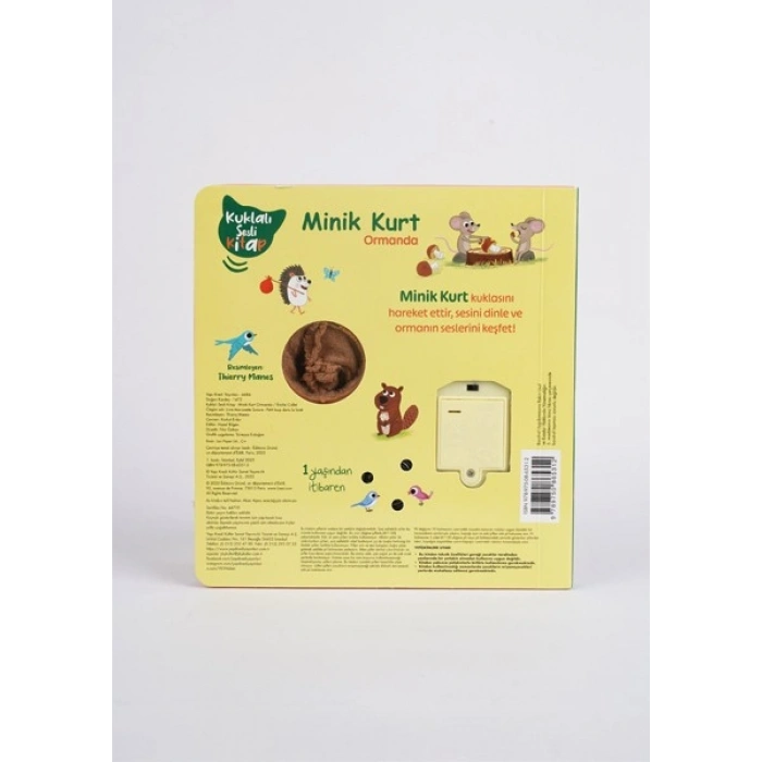 Yapı Kredi Yayınları Minik Kurt Ormanda (Kuklalı Sesli Kitap) - Emilie Collet
