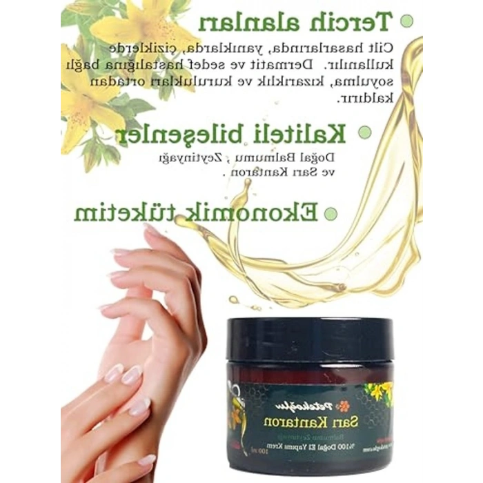 Yapılandırıcı El Yapımı Sarı Kantaron Yağı, 100 ml