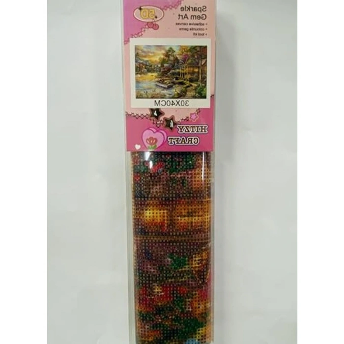 Yapışan Boncuk Mozaik Tablo, 30x40 cm, Sanatsal Proje