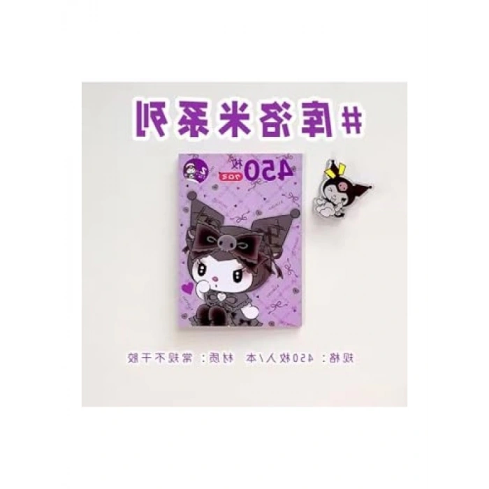 Yapışkan Notlar - Kuromi Temalı Sticker Kitapçığı