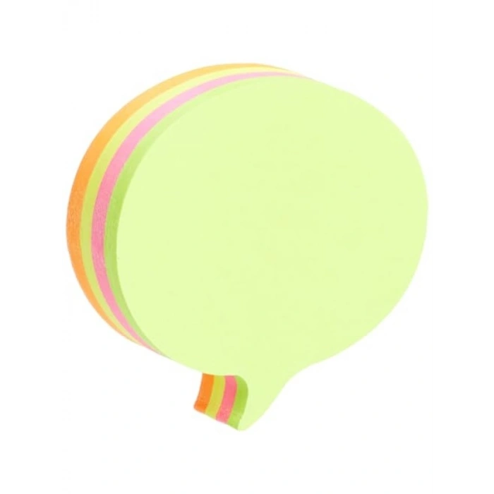 Yapışkan Notluk 70 x 70 mm, Balon Desenli