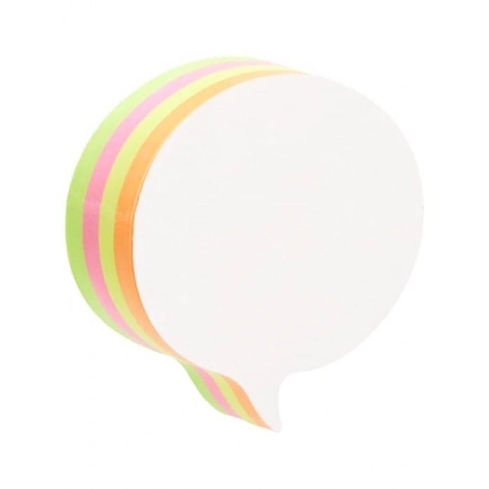 Yapışkan Notluk 70 x 70 mm, Balon Desenli