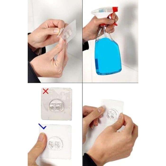 Yapışkanlı 2 Katlı Banyo Şampuanlık Düzenleyici