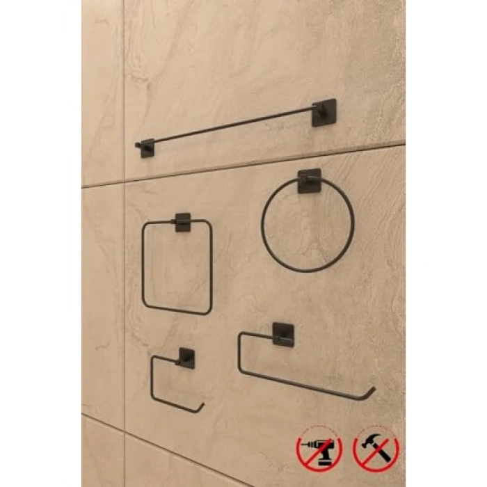 Yapışkanlı Banyo Aksesuar Seti - 5 Parça