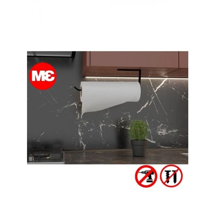 Yapışkanlı Banyo Havlu Askılığı, 3M Yapışkanlı Tasarım, Pratik Kullanım