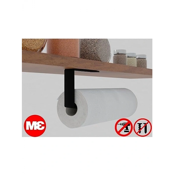 Yapışkanlı Banyo Havlu Askılığı, 3M Yapışkanlı Tasarım, Pratik Kullanım