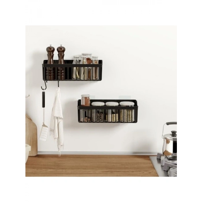Yapışkanlı Banyo Rafı - 2li Organizer Set