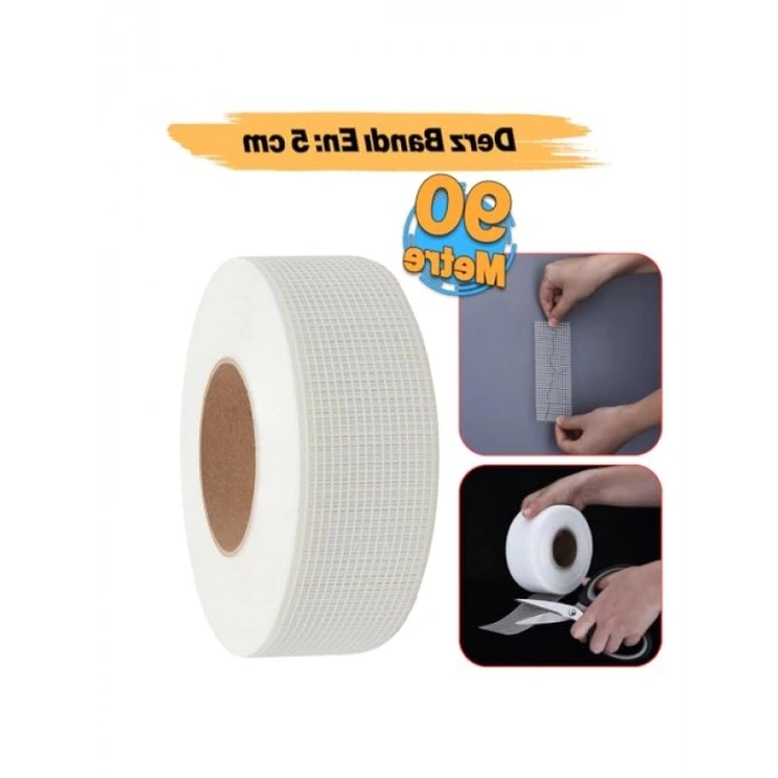 Yapışkanlı Derz Bandı - 90 Metre, 5 cm Genişlik