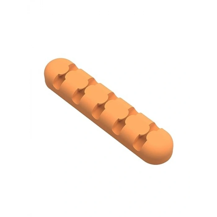 Yapışkanlı Kablo Düzenleyici Organizer - Turuncu