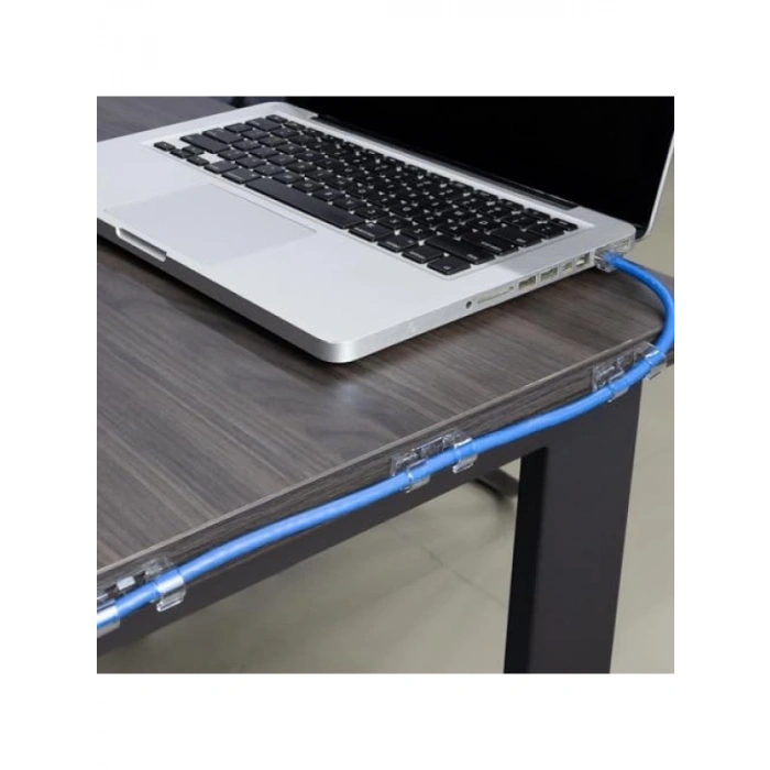 Yapışkanlı Kablo Klipsi Seti (20 Adet)