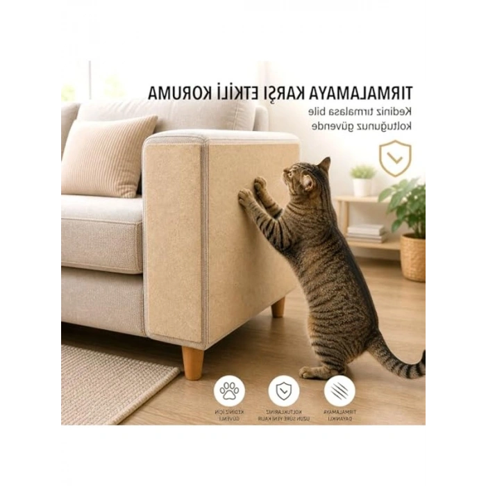 Yapışkanlı Keçe Kedi Koltuk Koruyucu - 40x50 cm, 10 Adet