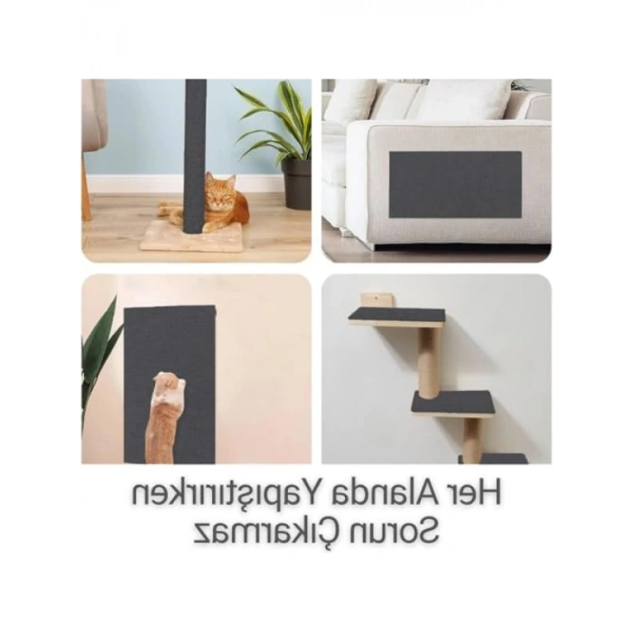 Yapışkanlı Kedi Tırmalama Halısı - 40x50 cm