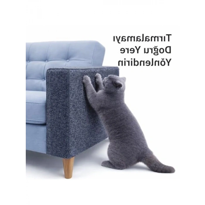 Yapışkanlı kedi tırmalama matı, 100x30 cm, dayanıklı malzeme