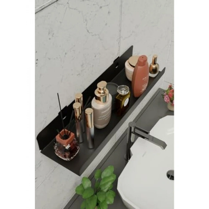 Yapışkanlı Organizer Raf, Çok Amaçlı Banyo Askısı İle Pratik Düzen