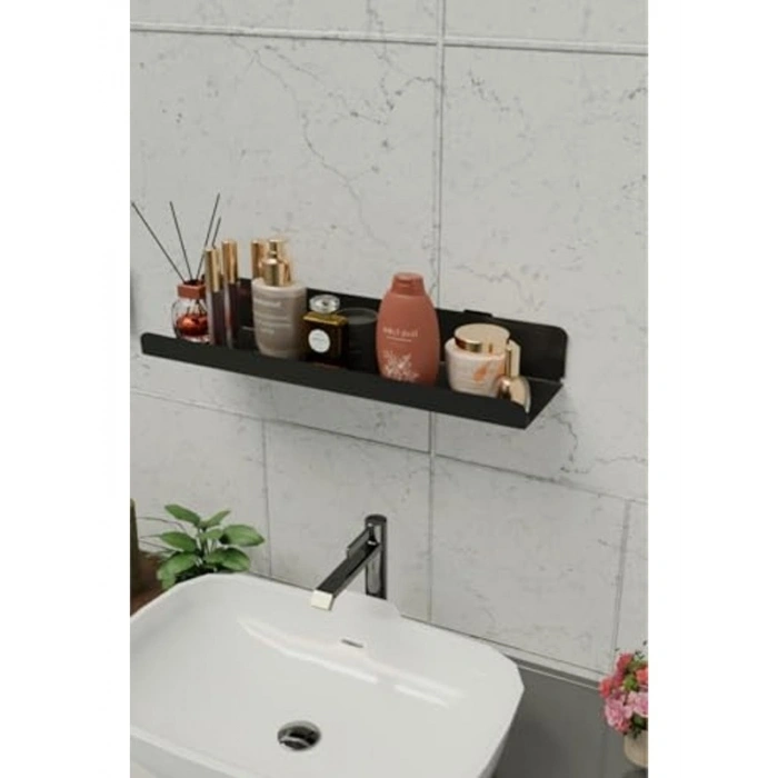 Yapışkanlı Organizer Raf, Çok Amaçlı Banyo Askısı İle Pratik Düzen