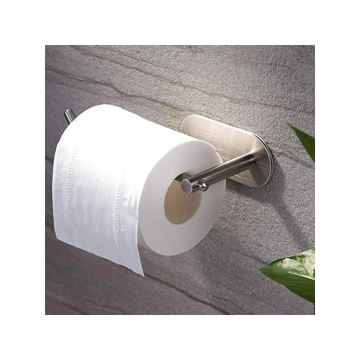 Yapışkanlı Paslanmaz Çelik Tuvalet Kağıtlığı Askısı, Pratik Kullanım