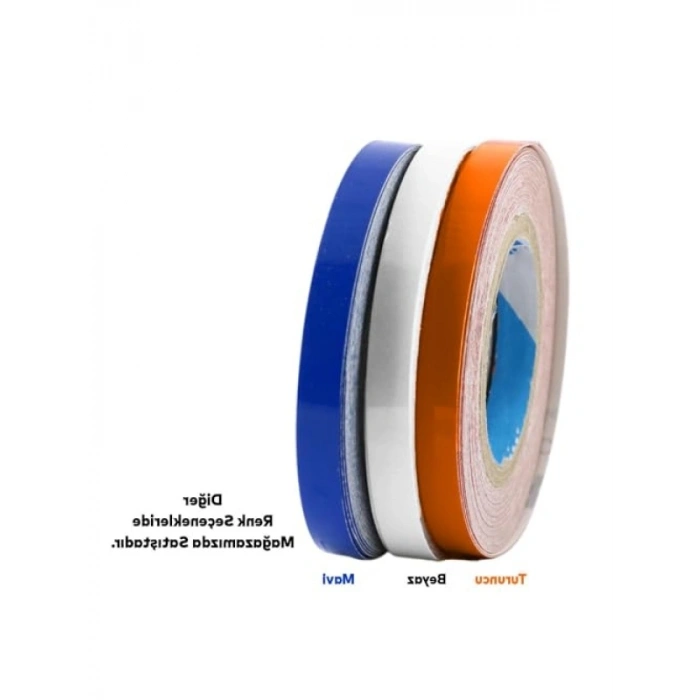 Yapışkanlı Reflektif Bant - 7 mm x 7 metre Mavi