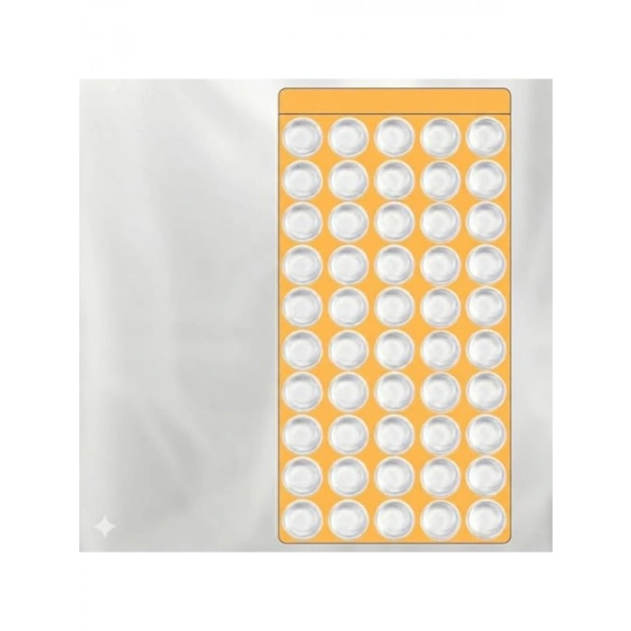 Yapışkanlı Silikon Ses Stoperi, 10 MM 50li Paket