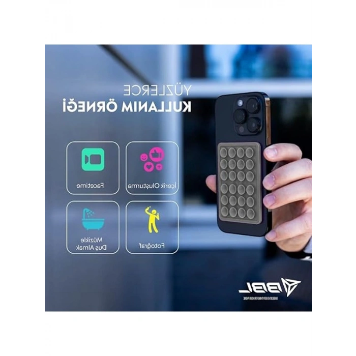 Yapışkanlı Silikon Telefon Tutucu, Araç için Ahtapot Vantuzlu