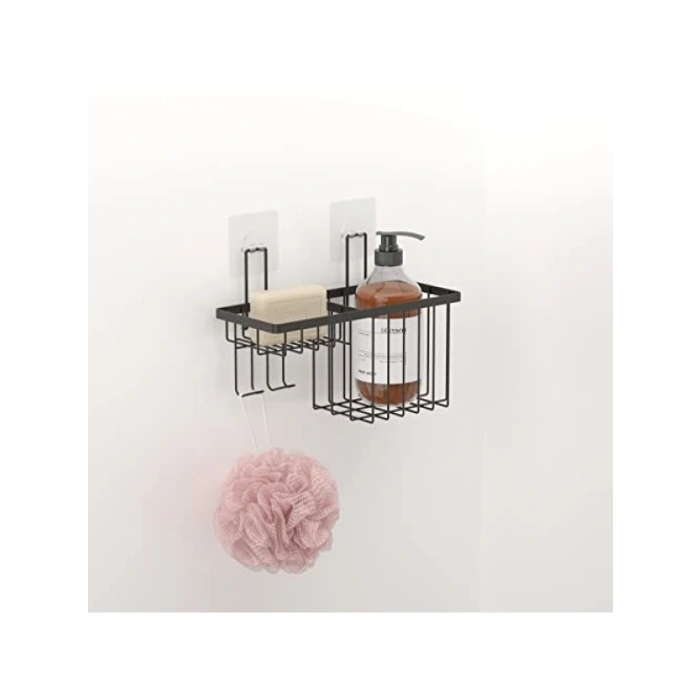 Yapışkanlı Tek Katlı Sabunluk Rafı