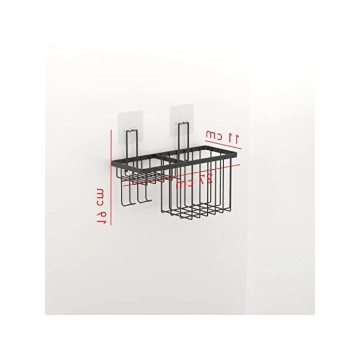 Yapışkanlı Tek Katlı Sabunluk Rafı