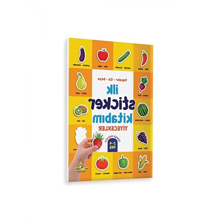 Yapıştır-Çiz-Boya İlk Sticker Kitabı - 2-4 Yaş