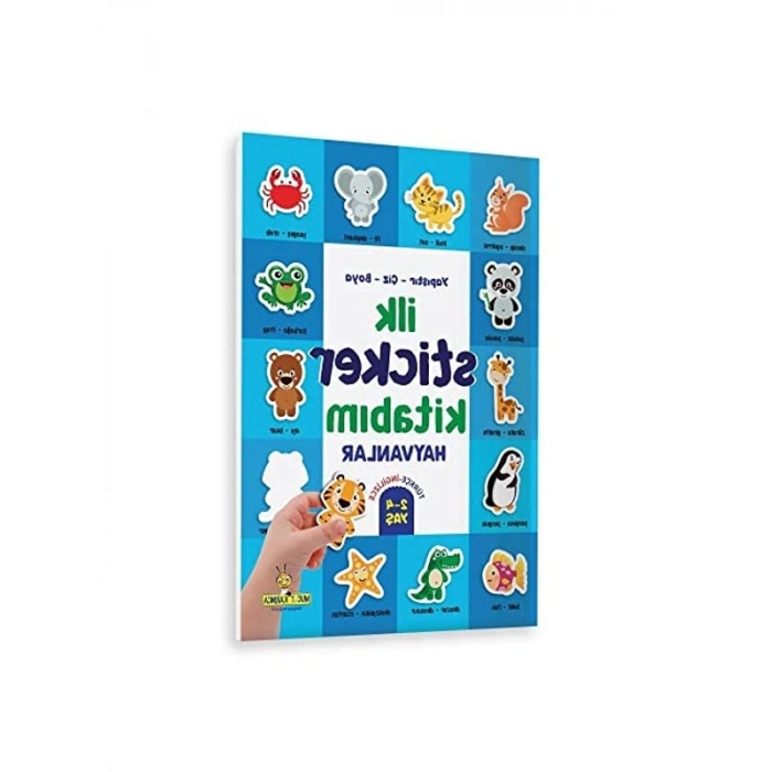 Yapıştır-Çiz-Boya İlk Sticker Kitabı - 2-4 Yaş