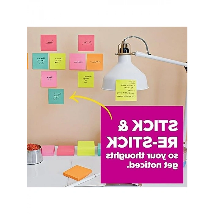 Yapraklı Not Kağıdı, 7.6 x 7.6 cm, 24 Ped