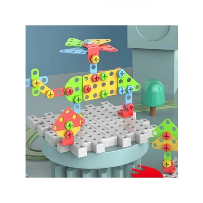 Yaratıcı 3D Tamir Seti - 340 Parça ve Pilli Matkap