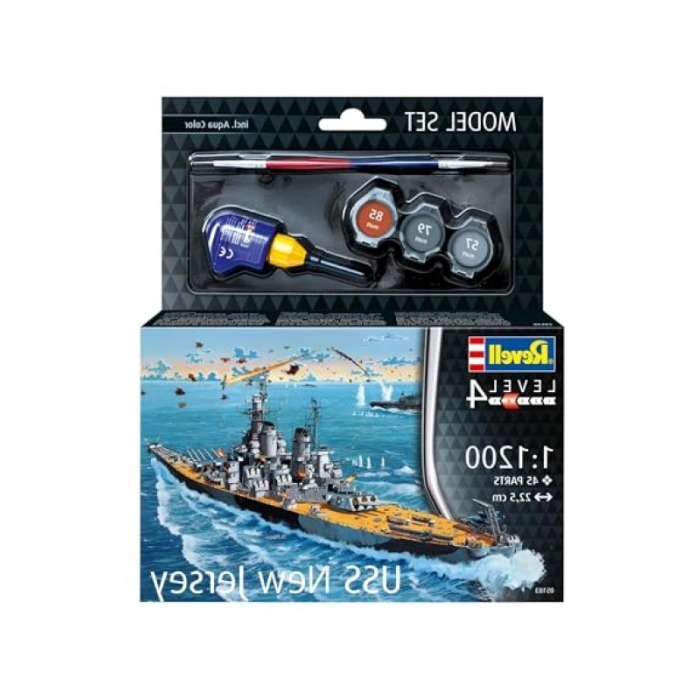 Yaratıcı Aktiviteler İçin Model Seti, USS New Jersey