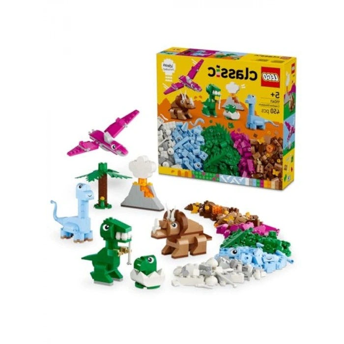 Yaratıcı Dinozor Yapım Seti - 450 Parça