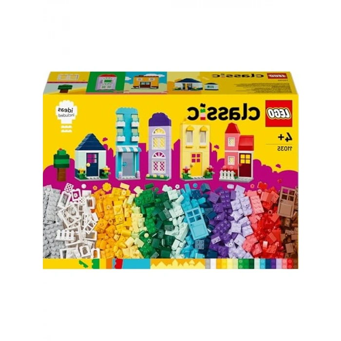 Yaratıcı Evler Yapım Seti - 850 Parça Eğlenceli Oyun