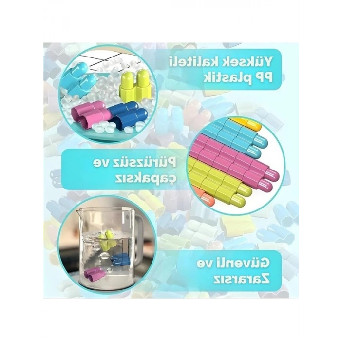 Yaratıcı Modüler Yapı Blokları Seti - 300 Parça