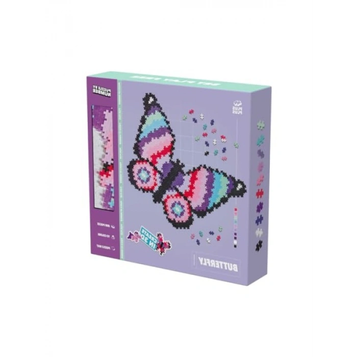 Yaratıcı Yapı Taşları Seti, 800 Parça Kelebek Yapboz