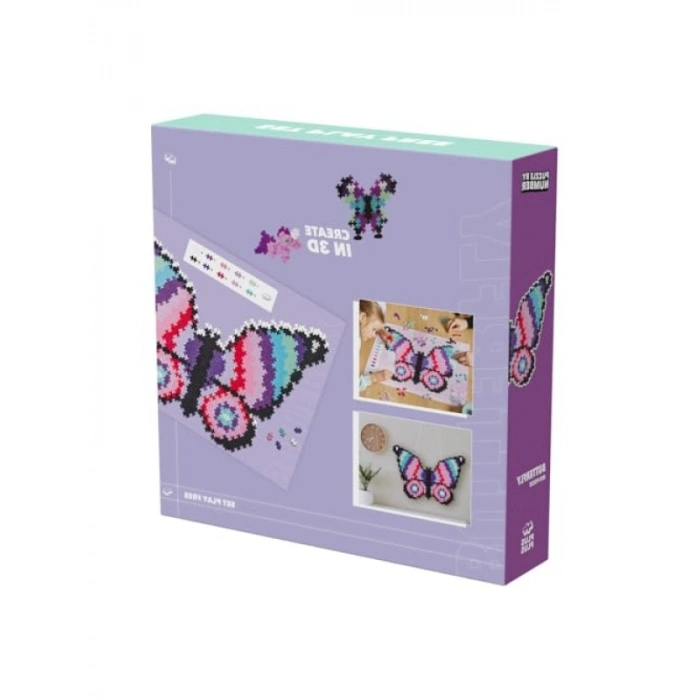 Yaratıcı Yapı Taşları Seti, 800 Parça Kelebek Yapboz