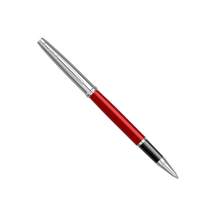 Yarı Krom Kırmızı Renkli Metropolis 800 Roller Kalem ile Şık Yazım