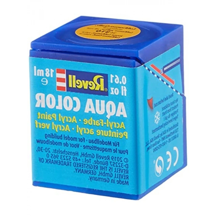 Yarı Parlak Sarı Akrilik Boya, 18 ml, Sanat İçin Uygun