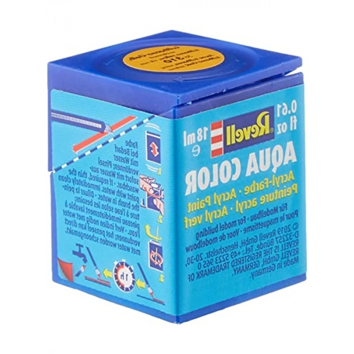 Yarı Parlak Sarı Akrilik Boya, 18 ml, Sanat İçin Uygun