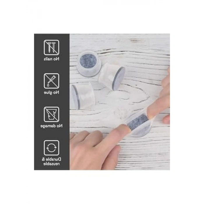 Yarı Saydam Silikon Pabuç Seti, 24 Adet, Koruma İçin