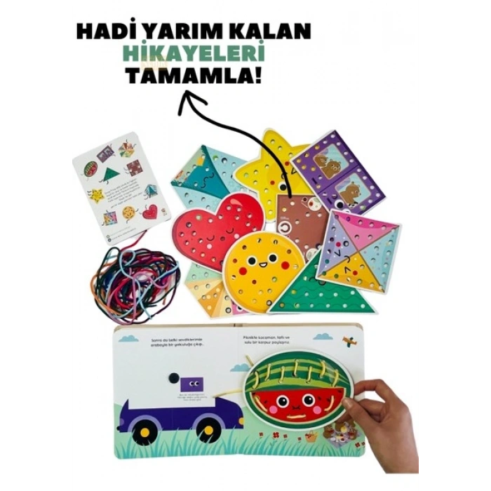 Yarım Bırakma - İpli Kitap 2 (10 İpli Figür + Kitap)