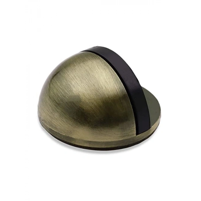 Yarımay Kapı Stoperi, Yapışkanlı Metal, Antik Sarı, 5 Adet