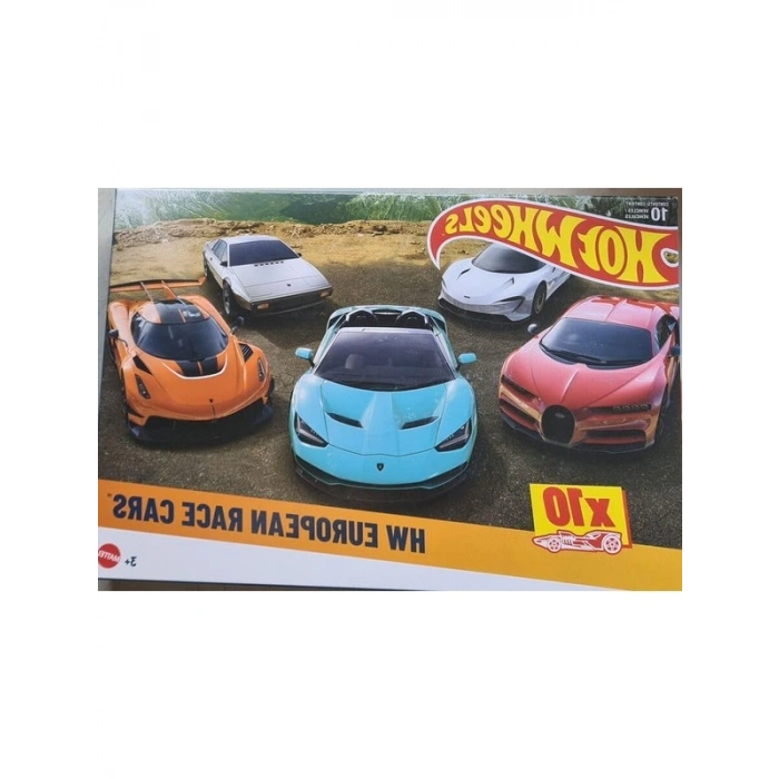 Yarış Arabası Paketi - 10lu Set, 1:64 Ölçekli Eğlenceli Araçlar