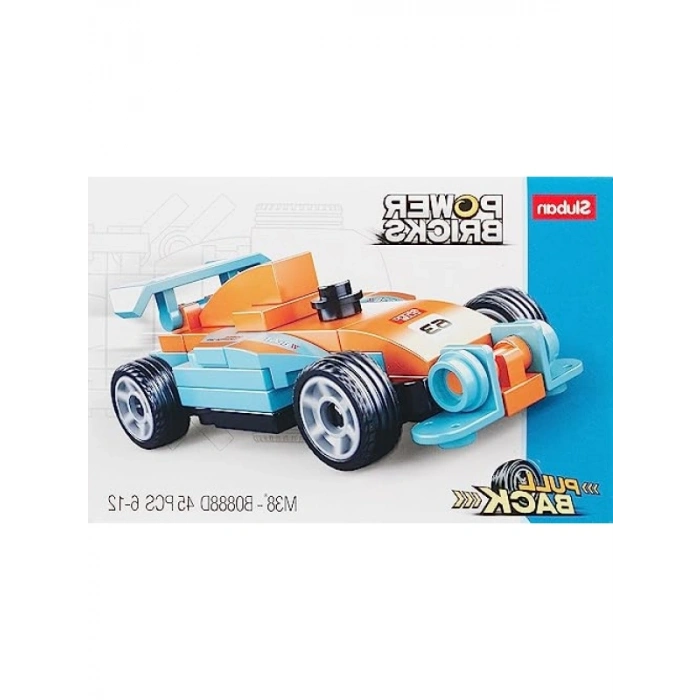 Yarış Arabası Yapım Seti, 45 Parça