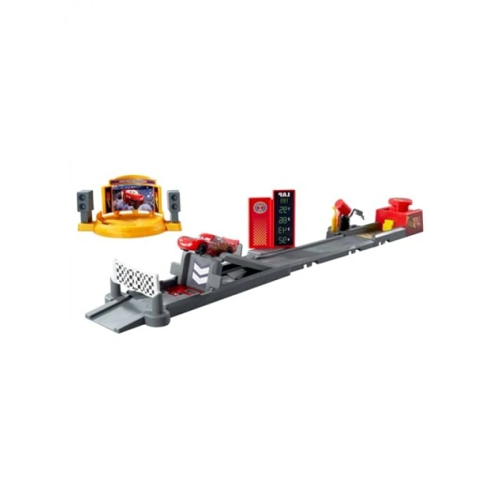 Yarış ve Akrobasi Modlarıyla Oyun Seti - Şimşek McQueen Araba