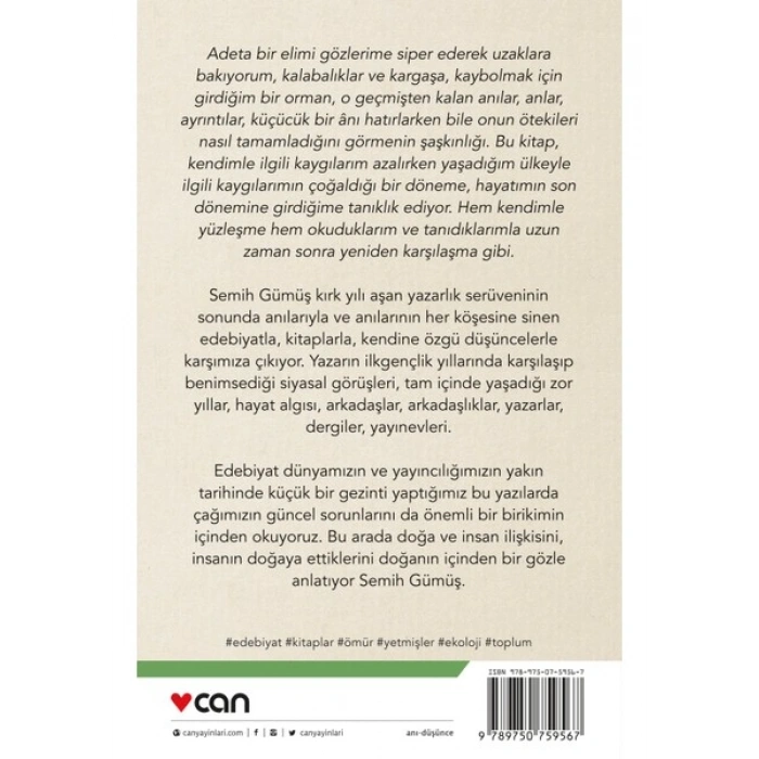 Yaşadıklarım Belleğimde Uğulduyor - Semih Gümüş