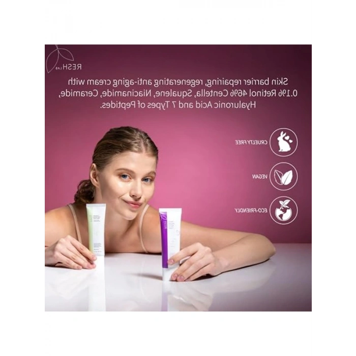 Yaşlanma Karşıtı Yüz Kremi, Peptit ve Retinol İçerir