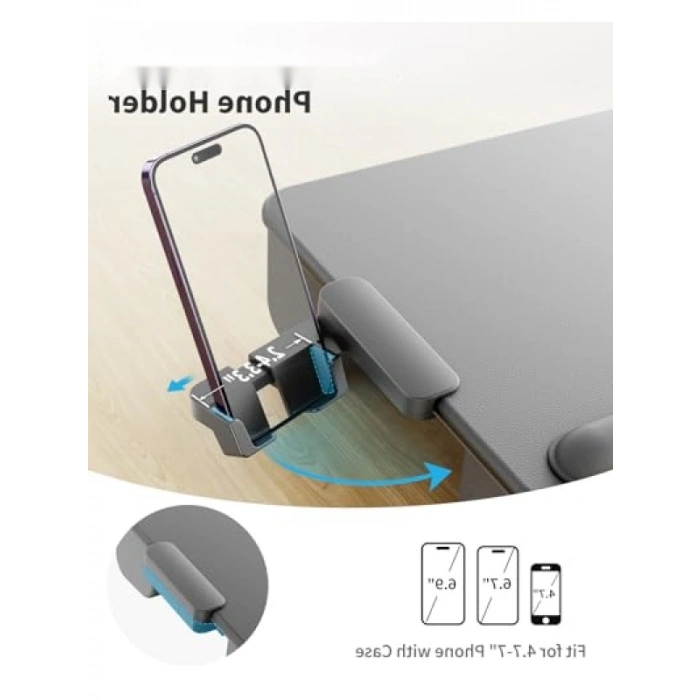 Yastıklı Dizüstü Bilgisayar Standı - Çekmeceli ve Ergonomik