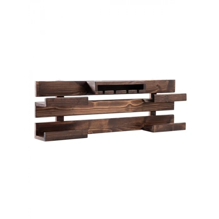 Yatay Ahşap Şarap Standı - Şık ve Fonksiyonel